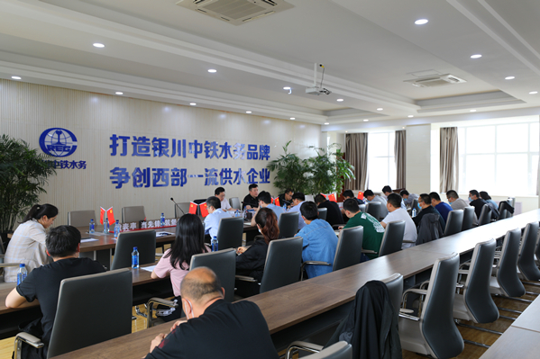 中鐵水務(wù)集團黨委副書記、紀(jì)委書記劉占偉調(diào)研銀川西線供水項目召開廉潔提醒座談會